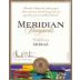Meridian California Shiraz 1999 Front Label