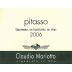 Claudio Mariotto Pitasso 2006 Front Label