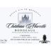 Vignboles Montagne - Chateau Marotte Bordeaux Blanc 2012 Front Label