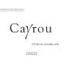 Vignerons Catalans Cotes du Roussillon Cayrou Rouge 2014 Front Label