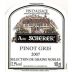 Vignoble Andre Scherer Alsace Selection de Grains Nobles Pinot Gris 2007 Front Label