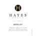 Hayes Ranch Merlot 2014 Front Label