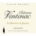Vignobles Alain Maurel Cabardes Chateau Ventenac La Reserve de Jeanne 2012 Front Label