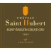 Vignobles Aubert Saint-Emilion Grand Cru Chateau Saint Hubert 2009 Front Label