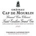 Vignobles Capdemourlin Saint-Emilion Chateau Cap de Mourlin Grand Cru 2012 Front Label