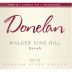 Donelan Walker Vine Hill Syrah 2012 Front Label