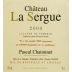 Vignobles Chatonnet La Sergue Pascal Chatonnet 2000 Front Label
