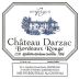 Vignobles Claude Barthe Chateau Darzac 2015 Front Label