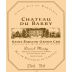 Vignobles Daniel Mouty Saint-Emilion Chateau du Barry Grand Cru 2006 Front Label