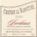 Vignobles Darriet Bordeaux Chateau La Maroutine Rouge 2009 Front Label