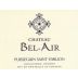 Chateau Bel-Air Puisseguin St Emilion 2011 Front Label