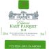 Vignobles Dubourg Bordeaux Chateau Haut Pasquet Blanc 2014 Front Label