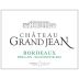 Vignobles Dulon Bordeaux Chateau Grand Jean Blanc 2014 Front Label