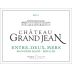 Vignobles Dulon Entre-deux-Mers Chateau Grand Jean 2011 Front Label