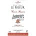 Vignobles Garzaro Chateau Le Prieur Cuvee Passion 2011 Front Label
