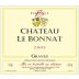 Vignobles Lesgourgues Chateau Le Bonnat 2005 Front Label