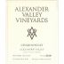 Alexander Valley Vineyards Estate Chardonnay 2016 Front Label
