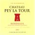 Chateau Pey La Tour 2015 Front Label