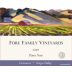 Fore Family Vineyards Pinot Noir 2009 Front Label