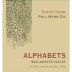 Pali Wine Co Alphabets Pinot Noir 2016 Front Label