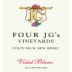 Four JG's Vineyards Blanc Vidal 2014 Front Label