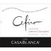 Vina Casablanca Cefiro Reserva Cabernet Sauvignon 2014 Front Label
