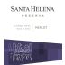 Vina Santa Helena Reserva Merlot 2010 Front Label