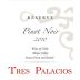 Vina Tres Palacios Reserve Pinot Noir 2010 Front Label