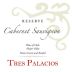 Vina Tres Palacios Reserve Cabernet Sauvignon 2012 Front Label
