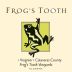 Frog's Tooth Vineyards Viognier 2012 Front Label