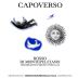 Vini Capoverso Rosso di Montepulciano 2010 Front Label