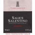 Vinicola Resta Salice Salentino Torre Saracena Riserva 2010 Front Label