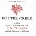 Porter Creek Hillside Vineyard Old Vine Pinot Noir 2004 Front Label