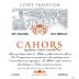 Vinovalie Cahors Les Cotes d'Olt Cuvee Tradition 2013 Front Label