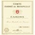 Vinovalie Cahors Les Cotes d'Olt Comte Andre de Monpezat 2008 Front Label