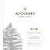 Altocedro Ano Cero Malbec 2016 Front Label