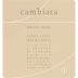 Cambiata Winery Pinot Noir 2014 Front Label