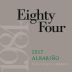 Eighty Four Albarino 2017 Front Label