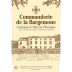 Commanderie de la Bargemone Coteaux d'Aix en Provence Rose 2017 Front Label