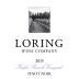 Loring Wine Company Keefer Ranch Vineyard Pinot Noir 2015 Front Label