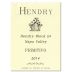 Hendry Block 24 Primitivo 2014 Front Label