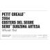 Vinya L'Hereu de Sero Petit Grealo 2004 Front Label