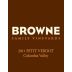 Browne Family Vineyards Petit Verdot 2011 Front Label