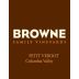 Browne Family Vineyards Petit Verdot 2012 Front Label