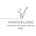 Vondeling Wines Cabernet Sauvignon/Merlot 2005 Front Label