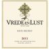 Vrede en Lust White Mischief 2011 Front Label