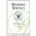 Waipara Springs Premo Riesling 2013 Front Label