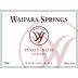 Waipara Springs Premo Pinot Noir 2012 Front Label