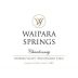 Waipara Springs Chardonnay 2012 Front Label