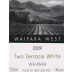 Waipara West Two Terrace White 2009 Front Label